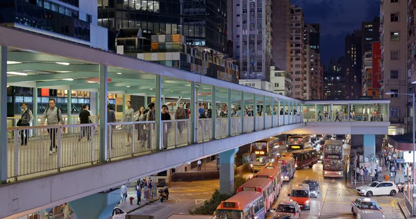 Mong Kok Hong Kong Mars 2019 Rue Hong Kong Nuit — Photo