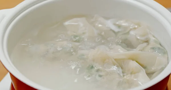 Boil Meat Dumpling — Stock Photo, Image