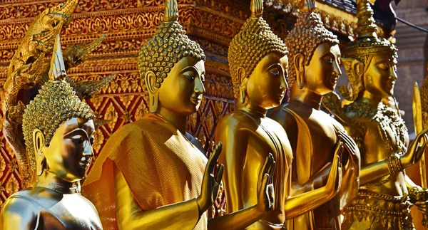 Wat Phra Doi Suthep Egy Buddhista Templom Chiang Mai Tartományban — Stock Fotó