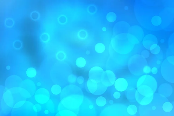 Textura Fondo Borroso Brillante Abstracto Azul Con Luces Circulares Bokeh — Foto de Stock