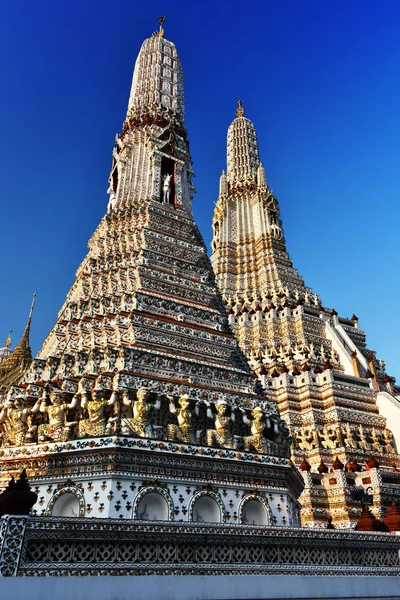 Wat Arun Ratchawararam Sebuah Kuil Buddha Bangkok Thailand — Stok Foto