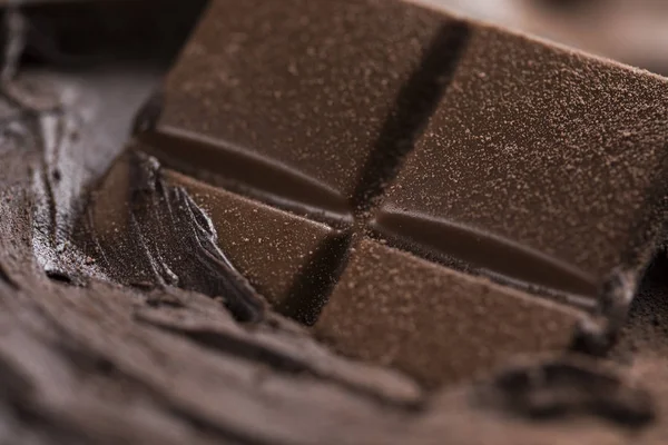 Păstăi Cacao Bar Ciocolată Fundal Desert Alimentar — Fotografie, imagine de stoc