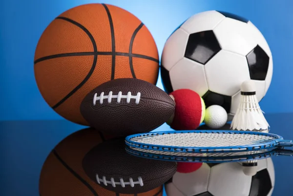 Bola Peralatan Olahraga Latar Belakang Pemenang — Stok Foto