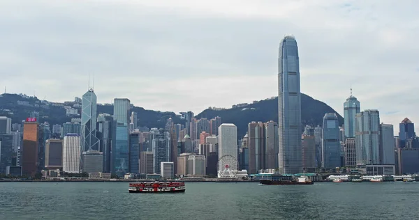 Victoria Harbor Hong Kong November 2018 Hong Kong Landscape — Stock Photo, Image