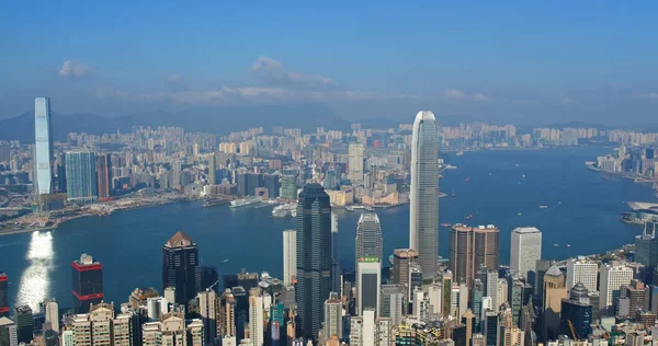 Victoria Peak Hongkong November 2018 Hongkong Centrum — Stockfoto