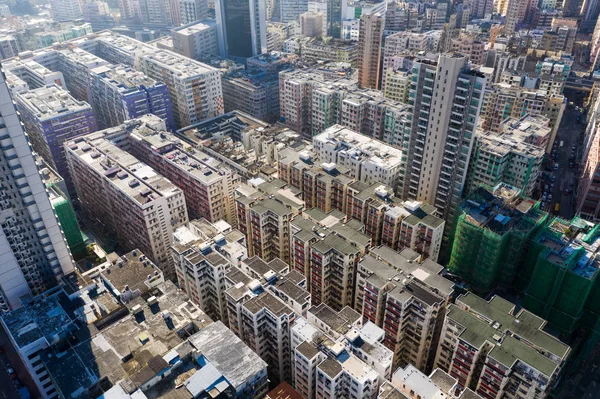 Naar Kwa Wan Hong Kong November 2018 Hong Kong Woonwijk — Stockfoto