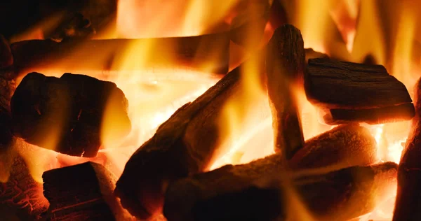 Red Orange Fire Flame Bonfire Blazing — Stock Photo, Image