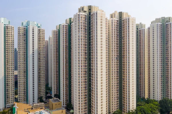 Tin Shui Wai Hong Kong Agosto 2018 Zona Residencial Hong — Foto de Stock