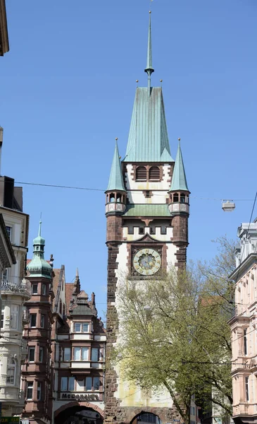 Martinstor Freiburg Breisgau — Stockfoto