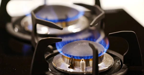 Gas Burner Stove Kitchen — Stock Photo, Image