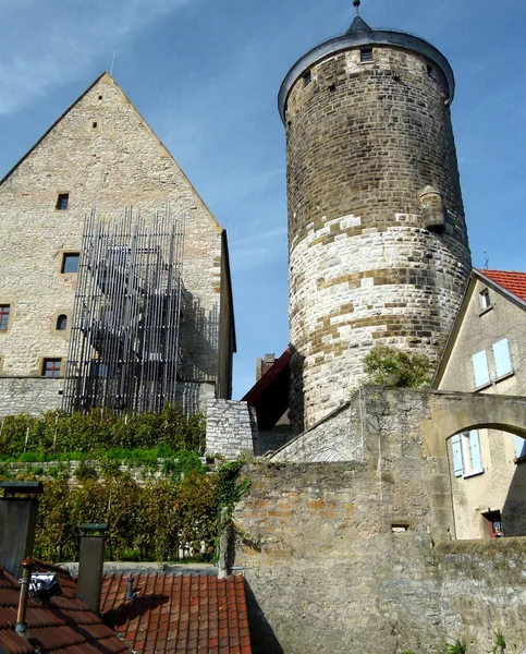 Vista Panorámica Hermosa Arquitectura Medieval — Foto de Stock