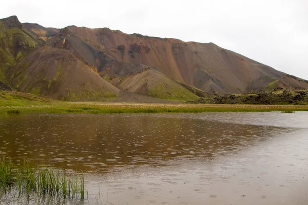 Landmannalaugar Paisagem Área Reserva Natural Fjallabak Islândia Montanhas Coloridas — Fotografia de Stock