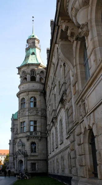 Stadshuset Hannover Niedersachsen Huvudstad Tyskland Fasad Tak Torn Portal Skulpturer — Stockfoto