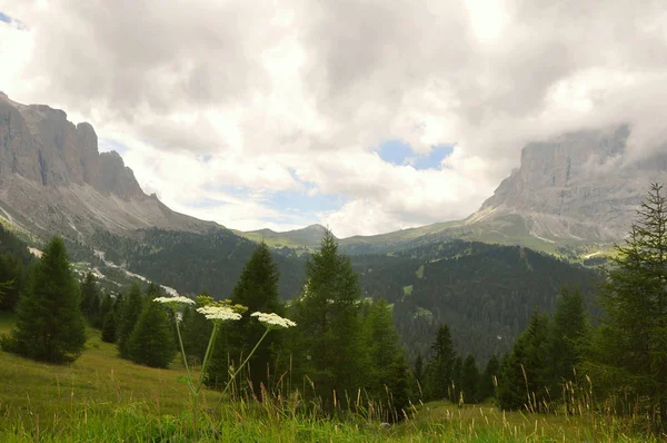 Jižní Tyroia Wolkenstein Colfosch — Stock fotografie