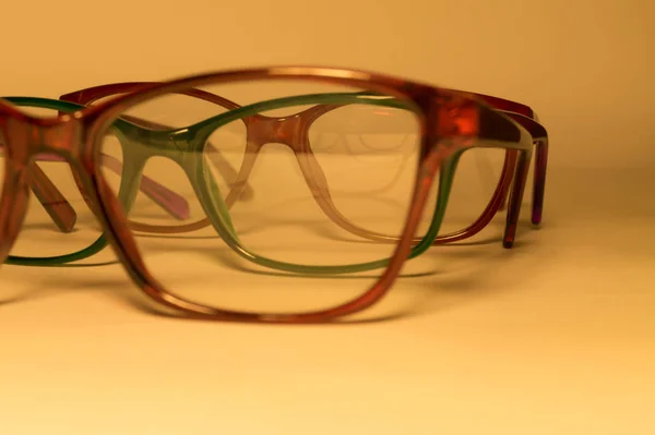 Oční Brýle Bílém Pozadí — Stock fotografie