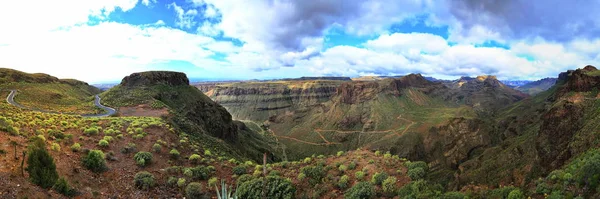 Деголлада Егуа Плато Гран Канария — стоковое фото