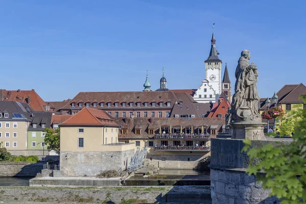 Eindruck Von Würzburg Einer Fränkischen Stadt Bayern — Stockfoto