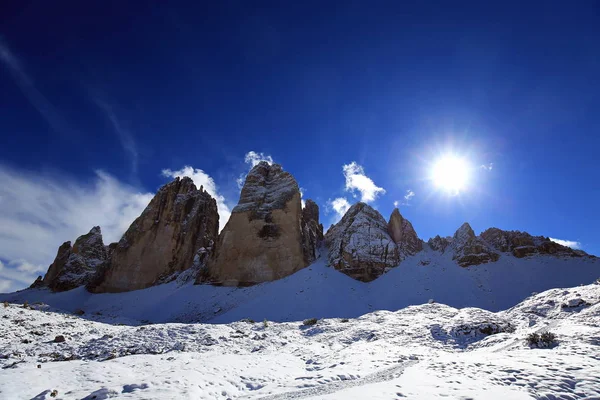 Dolomites Olduğunu Bir Dağ Talya — Stok fotoğraf