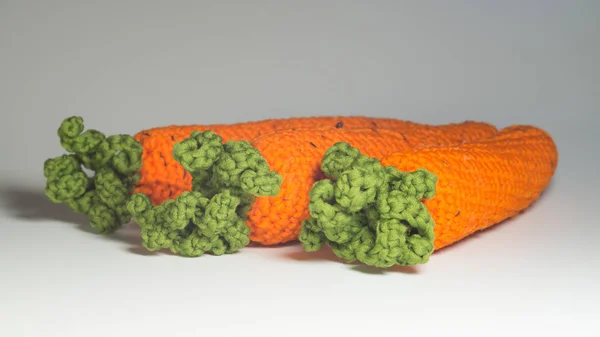 Handgemaakte Breien Wol Textuur Achtergrond Close Handwerk Gezond Voedsel Concept — Stockfoto