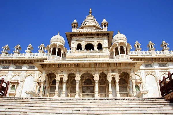 Tiefansicht Des Vorderen Teils Des Jaswanth Thada Jodhpur Rajasthan Indien — Stockfoto