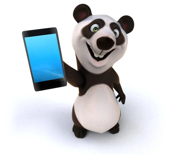 Divertente Panda Illustrazione — Foto Stock