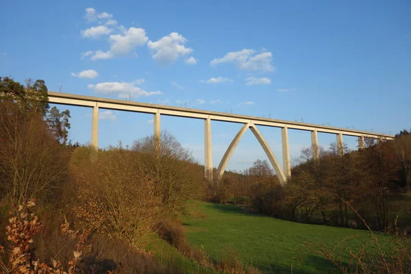 Rombachtalbrücke Vogelsbergkreis — Stockfoto