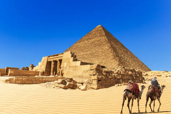 Die Cheops Pyramide Und Die Mastaba Von Seshemnefer Gizeh Ägypten — Stockfoto