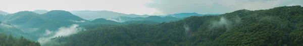 Panorama Montaña Paisaje Con Vista Espectacular Del Cielo — Foto de Stock