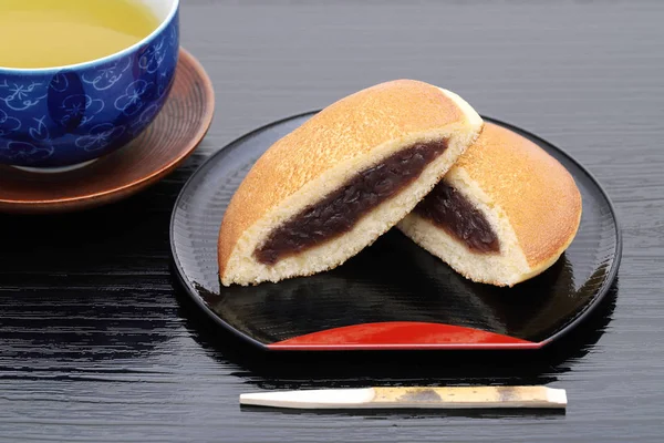 Cervecería Japonesa Dorayaki Con Pasta Anko — Foto de Stock