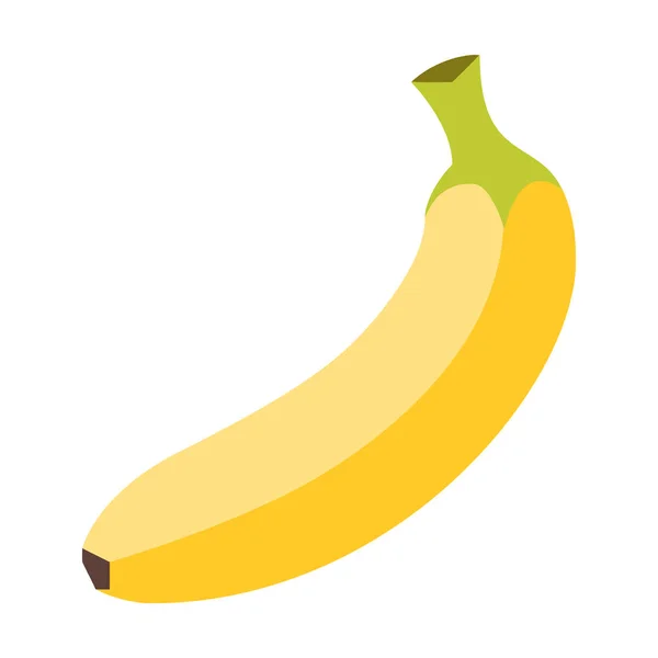 Banan Żółty Owoc Świeże Naturalne Zdrowie Tropikalne Ilustracja — Zdjęcie stockowe