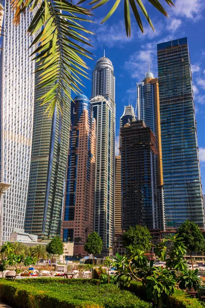 Modern Residential Architecture Dubai Marina United Arab Emirates — Stock Photo, Image