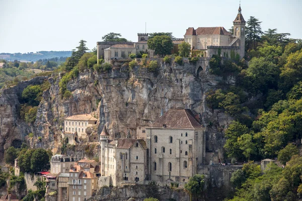 Wallfahrtsort Rocamadour Bischofsstadt Und Heiligtum Der Jungfrau Maria Lot Midi — Stockfoto