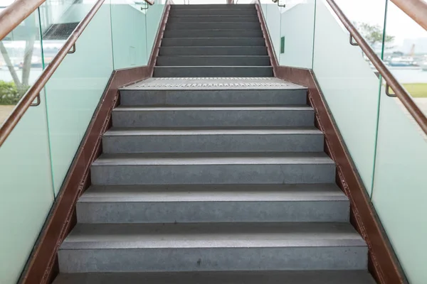 Σκάλες Πάνω Από Κτίριο Σκάλα Ανάβαση — Φωτογραφία Αρχείου