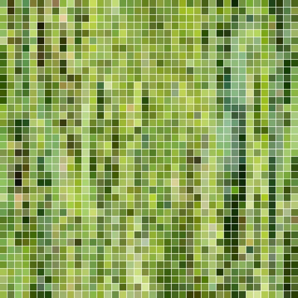 Abstrait Pixel Carré Fond Mosaïque Vert — Photo