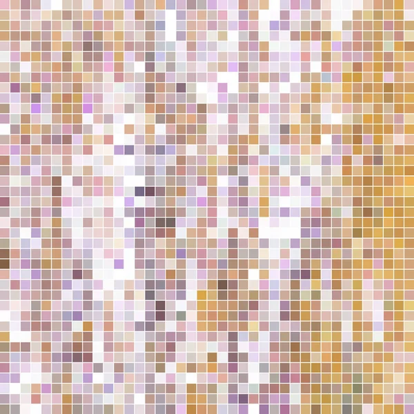 抽象的な正方形のピクセルモザイクの背景 黄色と灰色 — ストック写真