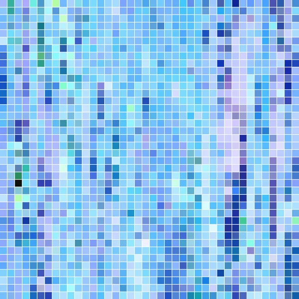 Abstrato Quadrado Pixel Mosaico Fundo Luz Azul — Fotografia de Stock