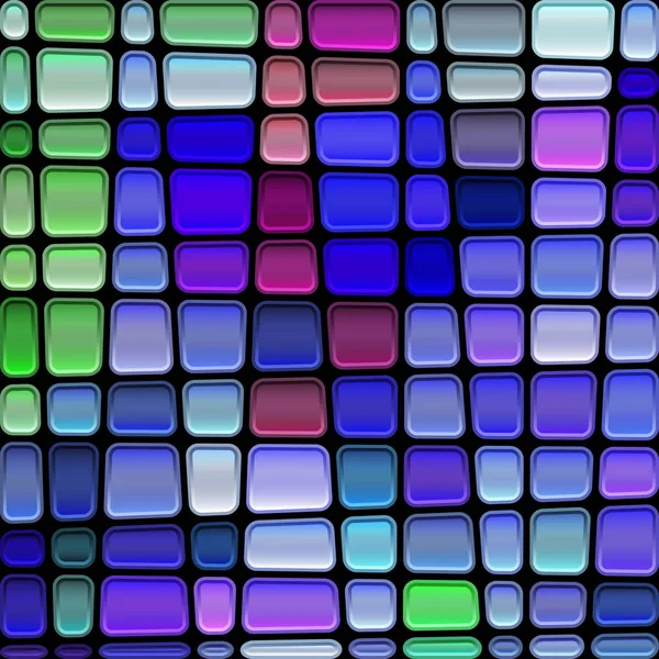 Abstract Stained Glass Mosaic Background Blue Green — Stockfoto
