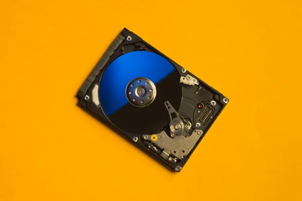 Kleurrijke Hdd Open Harde Schijf Het Concept Van Opslag Van — Stockfoto