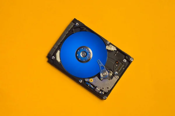 Kleurrijke Hdd Open Harde Schijf Het Concept Van Opslag Van — Stockfoto