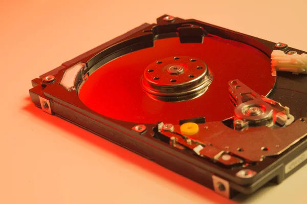 Barevný Hdd Otevřenou Jednotku Pevného Disku Pojetí Ukládání Dat Datové — Stock fotografie