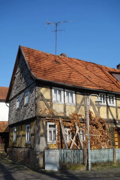 Hessian Vogelsbergkreis Merkezinde Burgenstadt Schlitz — Stok fotoğraf