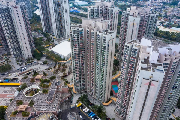 Tin Shui Wai Hong Kong Février 2019 Quartier Résidentiel Hong — Photo