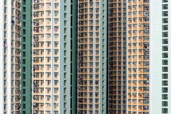 Real Estate Building Facade Hong Kong — Stock Photo, Image