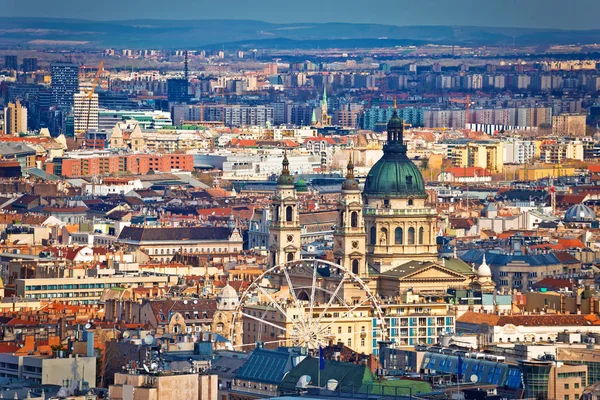 Techos Monumentos Famosos Budapest Capital Hungría —  Fotos de Stock