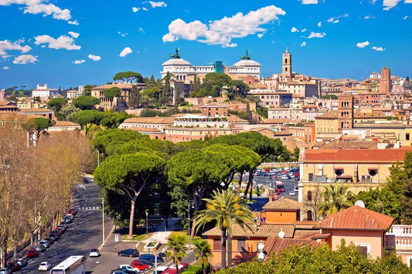 Ciudad Eterna Roma Lugares Interés Una Vista Panorámica Los Tejados —  Fotos de Stock