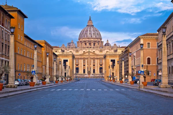 바티칸 스트리트 베드로의 로마에서 이탈리아 — 스톡 사진