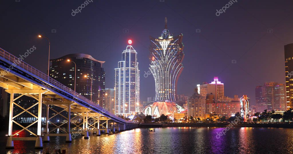 Nam Van Lake Macau January 2019 Macau City Skyline Night – Stock Editorial Photo © PantherMediaSeller #336785600 Nam Van Lake... 