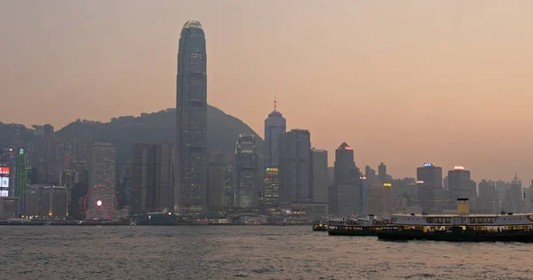 Victoria Harbour Hongkong Mars 2019 Hongkong Stad — Stockfoto