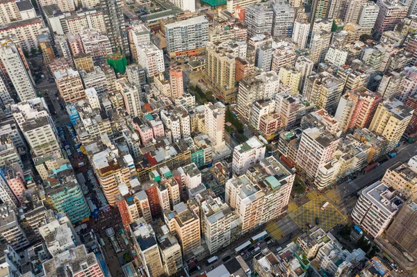 Sham Shui Hong Kong Marzo 2019 Vista Arriba Hacia Abajo —  Fotos de Stock