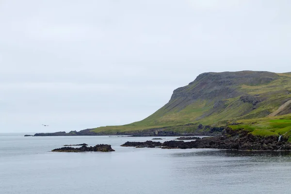 Blick Auf Den Borgarfjordur Fjord Osten Islands Isländische Landschaft — Stockfoto